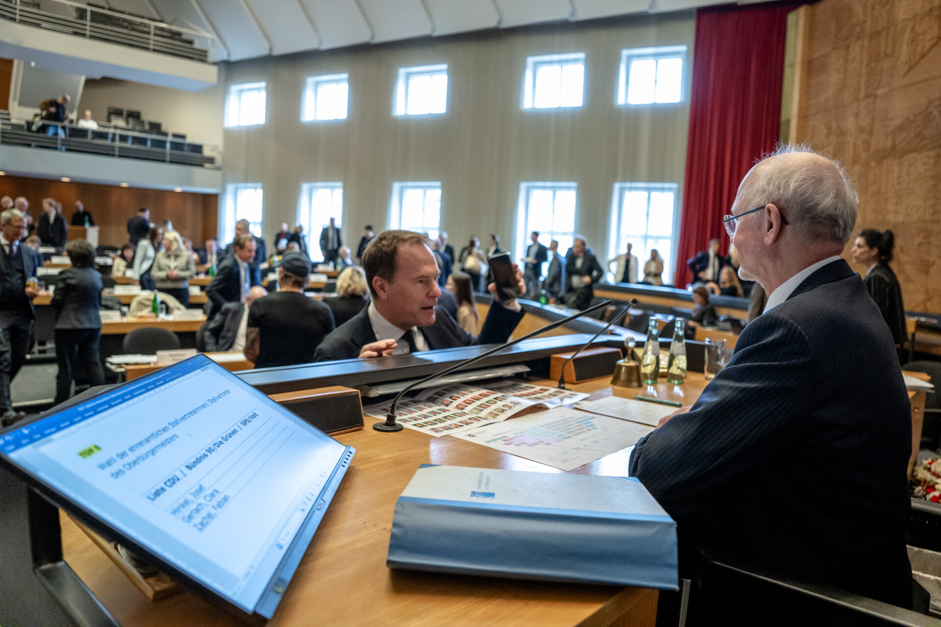 Oberbürgermeister Stephan Keller, Ratsherr Alexander Fils Stadtrat Düsseldorf