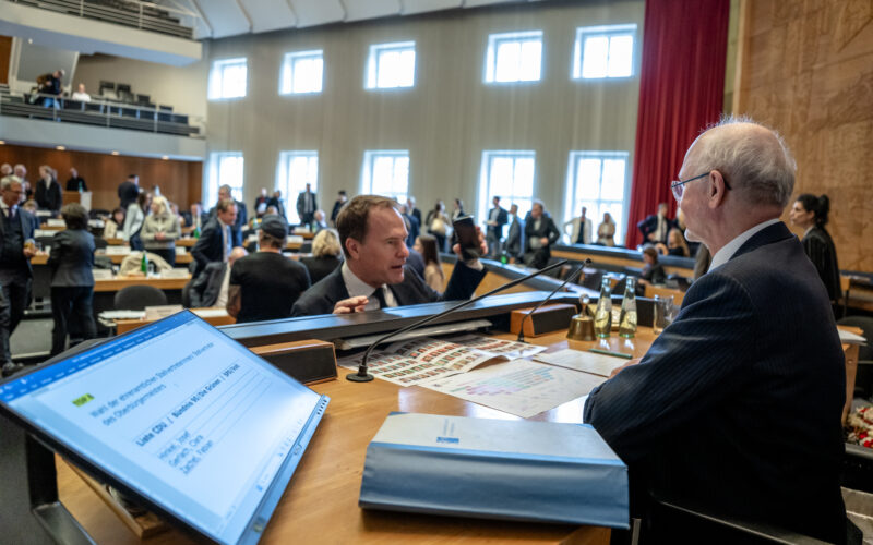 Oberbürgermeister Stephan Keller, Ratsherr Alexander Fils Stadtrat Düsseldorf
