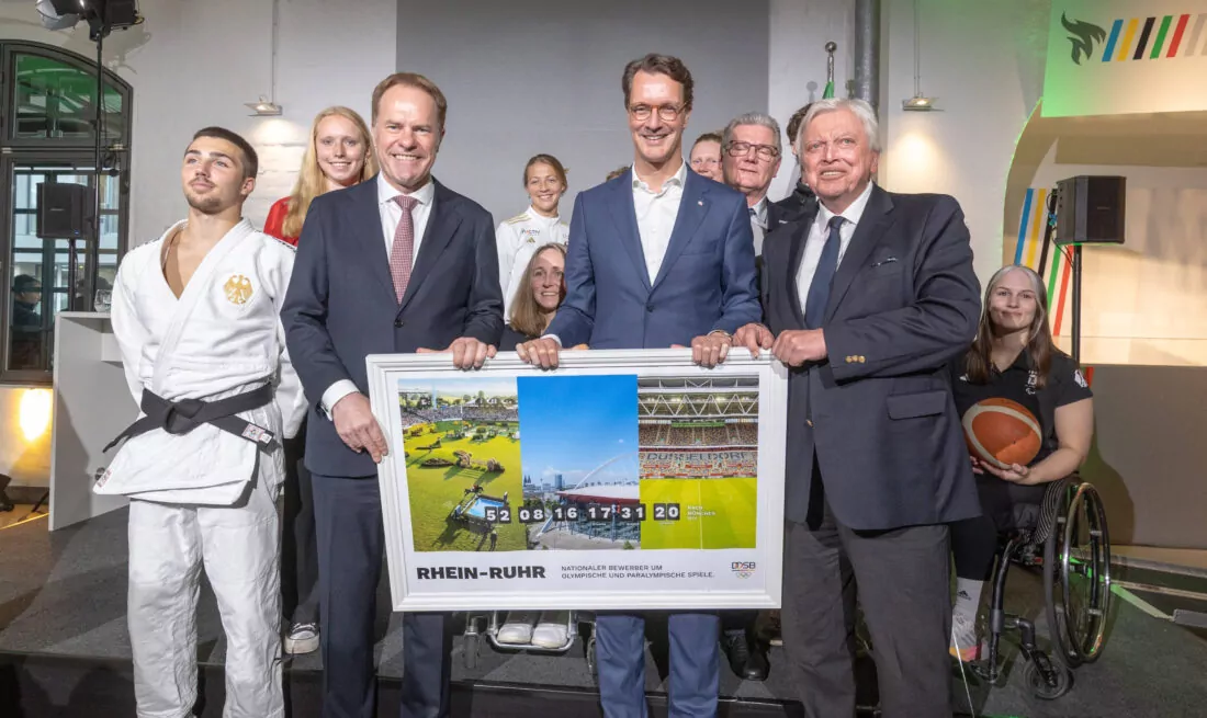 NRW Olympia Bewerbung Metropole Rhein Ruhr in Köln 28.05.2025