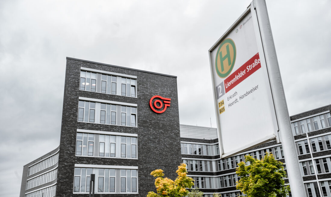 Rheinbahn Zentrale in Düsseldorf Lierenfeld