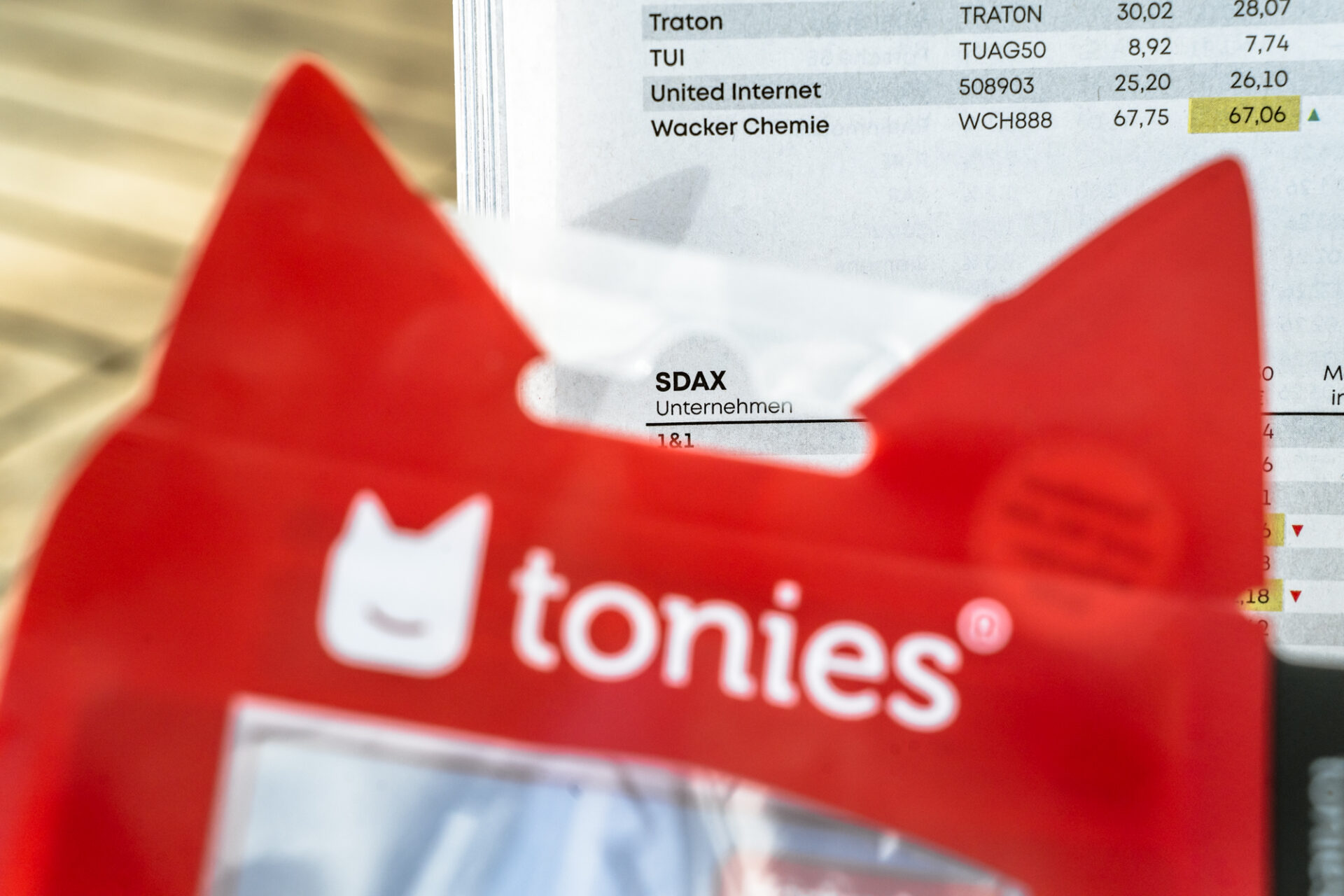 Tonies Aktien aus Düsseldorf im S-Dax