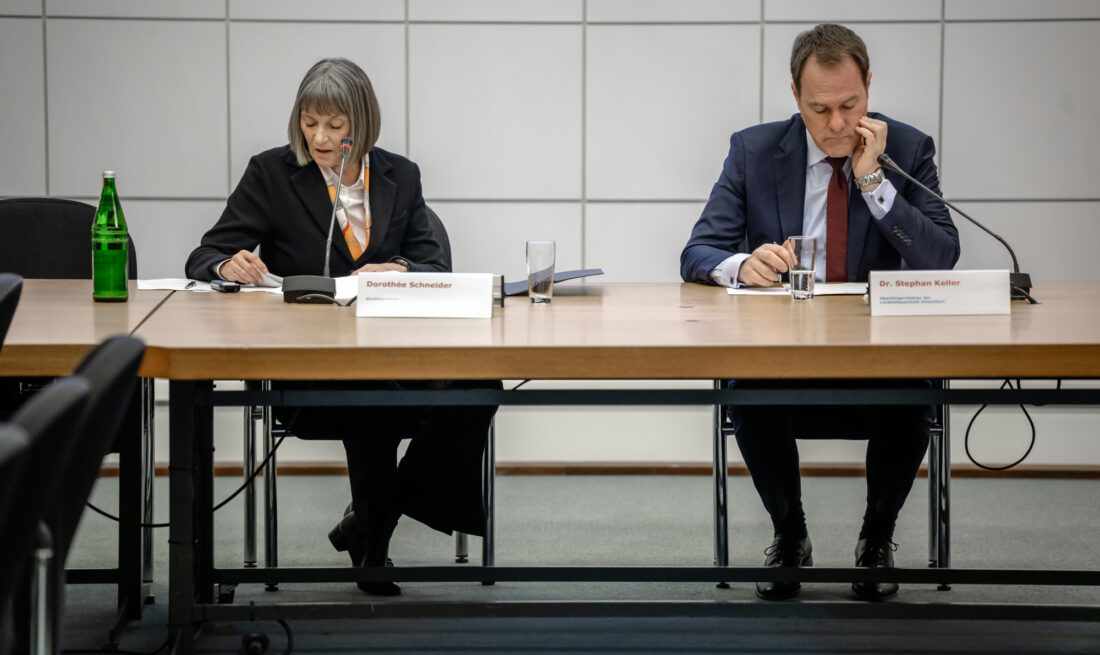 Dorothee Schneider und Stephan Keller Haushalt Düsseldorf