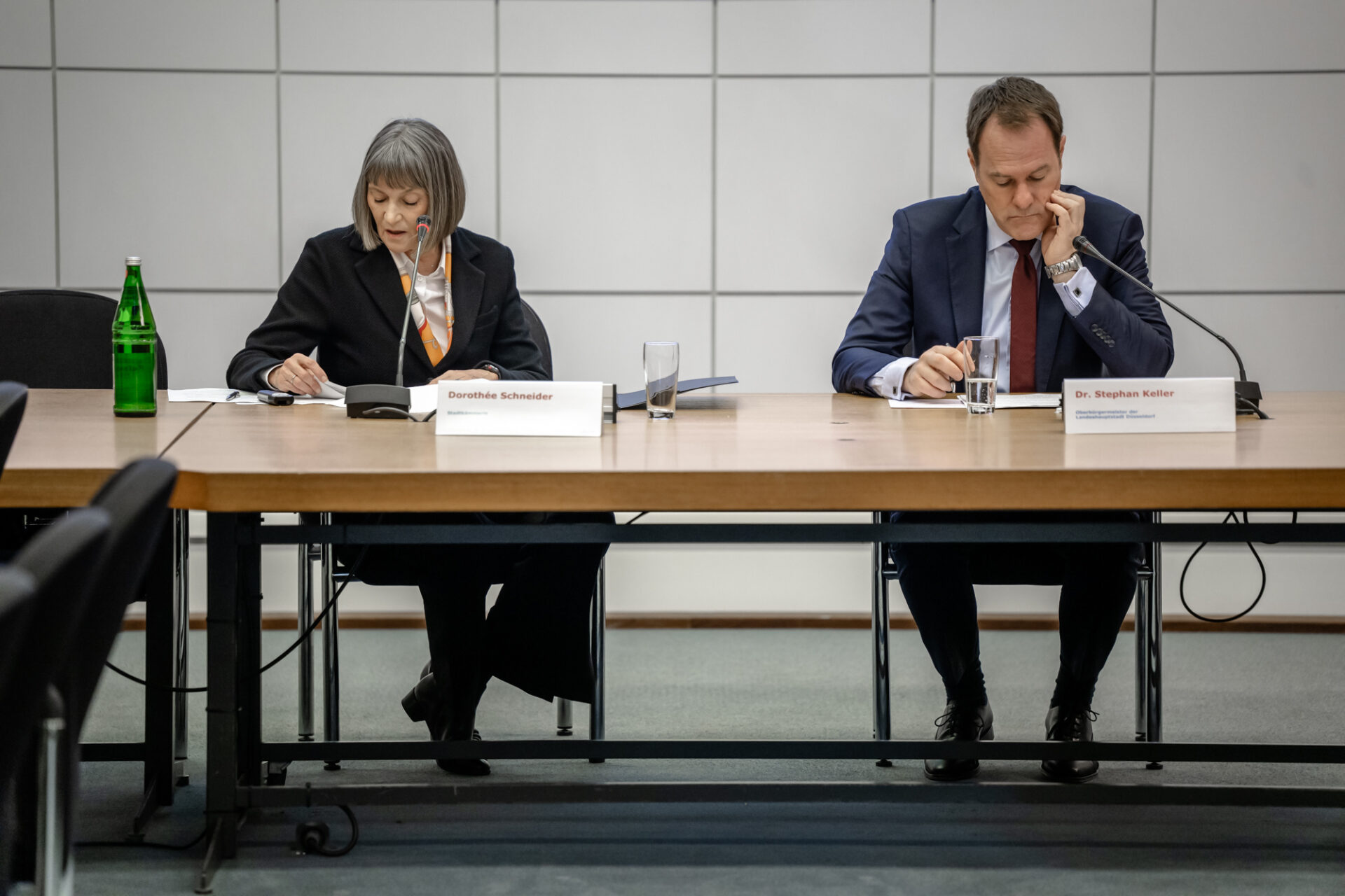 Dorothee Schneider und Stephan Keller Haushalt Düsseldorf