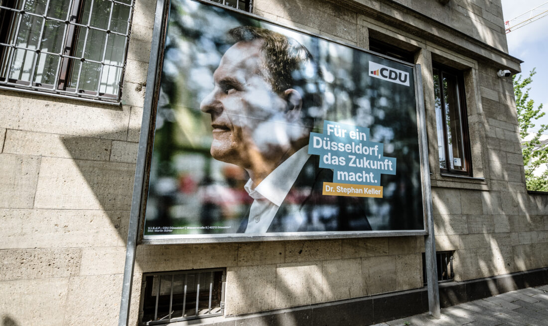 Wahlplakat Stephan Keller Oberbürgermeister Düsseldorf