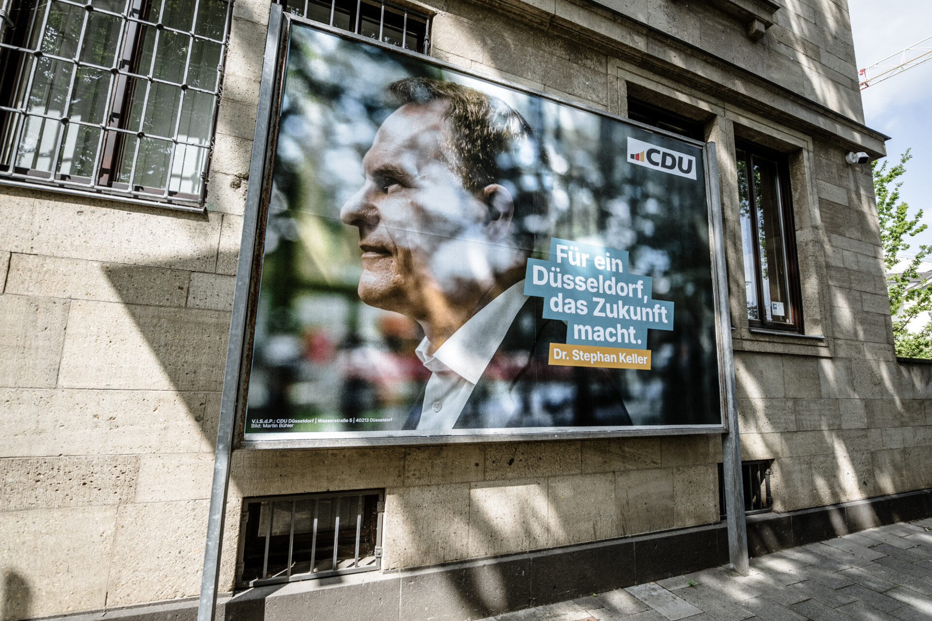 Wahlplakat Stephan Keller Oberbürgermeister Düsseldorf