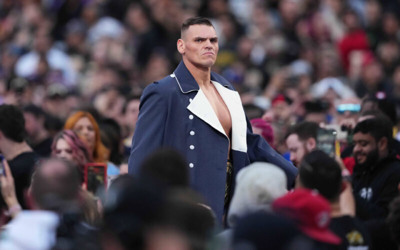 Wrestling: WWE Wrestlemania Night 2 Apr 2, 2023; Inglewood, CA, USA; Gunther during Wrestlemania Night 2 at SoFi Stadium