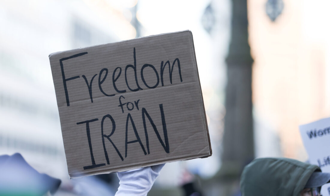 Iran-Demo in Düsseldorf