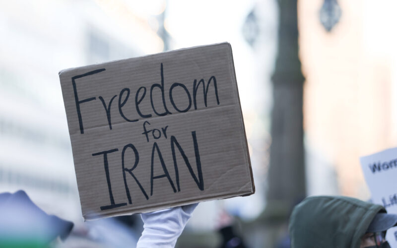 Iran-Demo in Düsseldorf