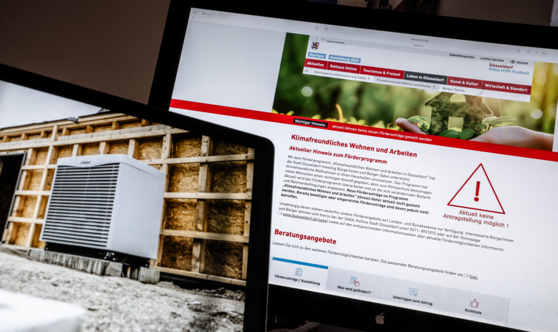 Förderprogramm der Stadt Düsseldorf zum Klimafreundlichen Wohnen und Arbeiten