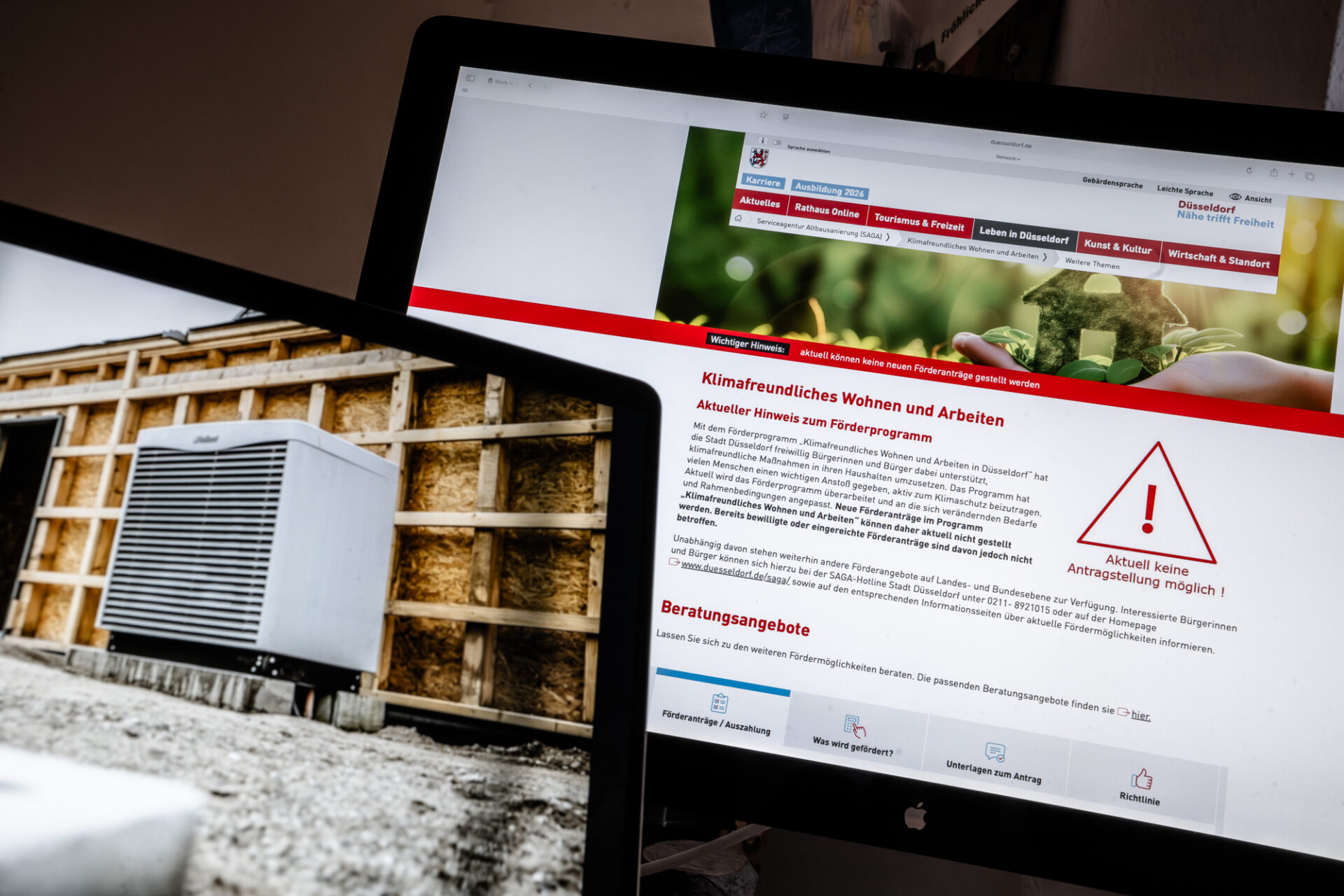 Förderprogramm der Stadt Düsseldorf zum Klimafreundlichen Wohnen und Arbeiten