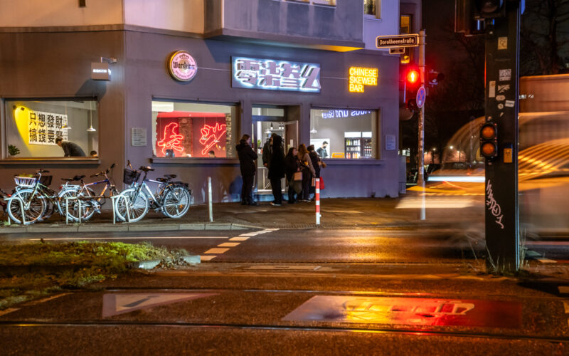 Flingern-Süd, Chinese Skewer Bar, Ecke Dorotheenstraße