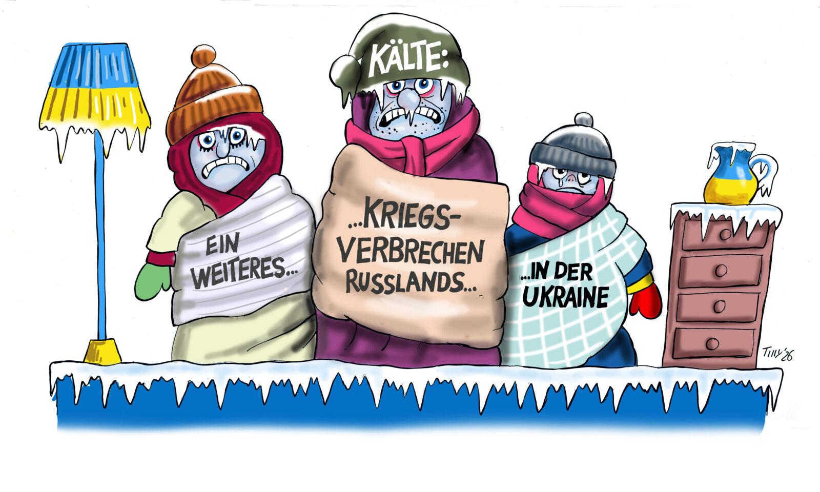 Kälte in der Ukraine