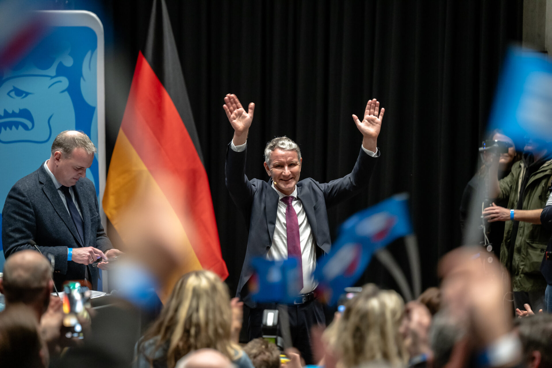 Björn Höcke beim Kreisverband der AfD Düsseldorf, GarathFoto: Andreas Endermann