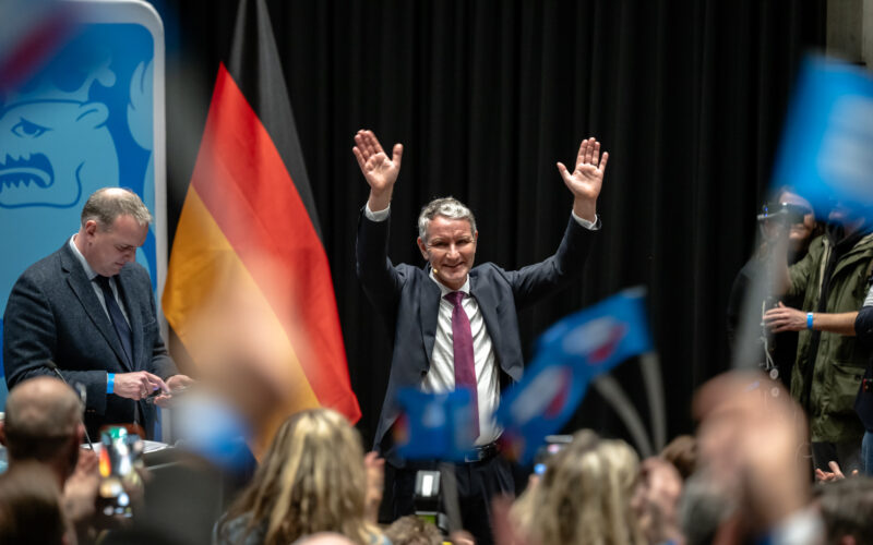 Björn Höcke beim Kreisverband der AfD Düsseldorf, GarathFoto: Andreas Endermann
