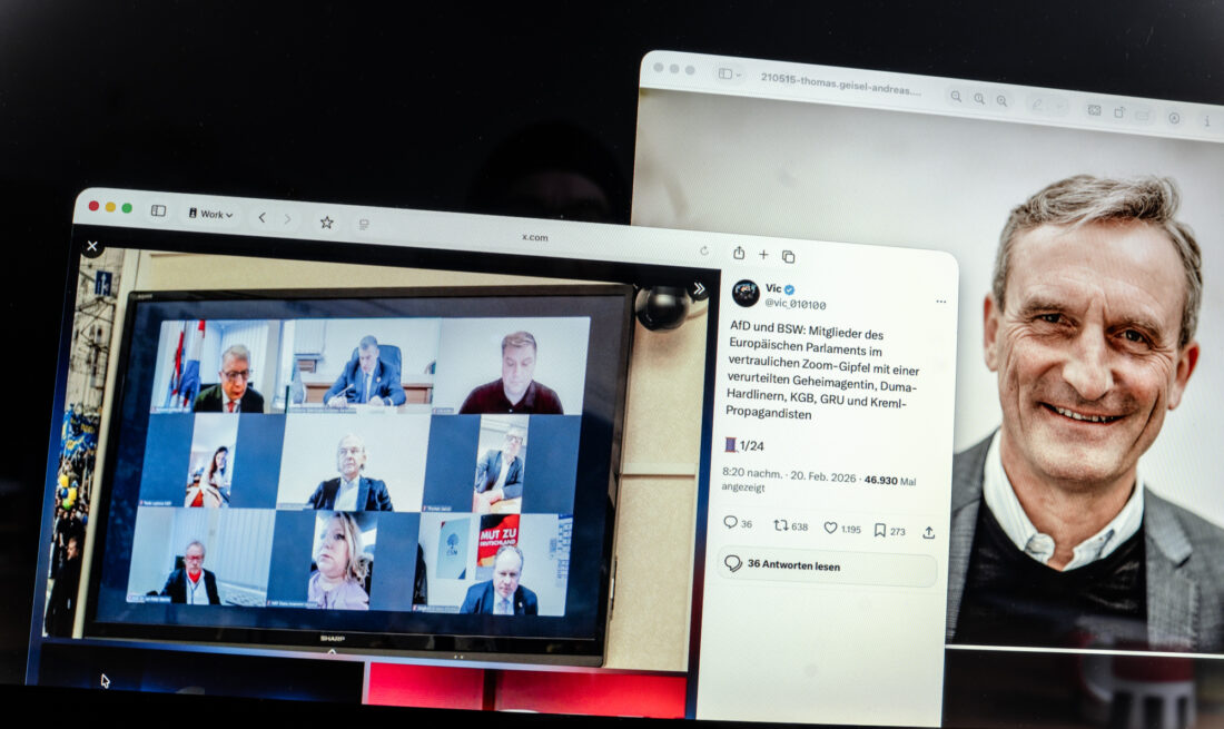 Thomas Geisel BSW Zoom-Konferenz