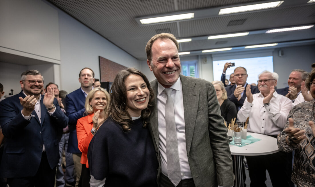 Düsseldorfs Oberbürgermeister Stephan Keller und seine Lebensgefährtin Meike Folkerts