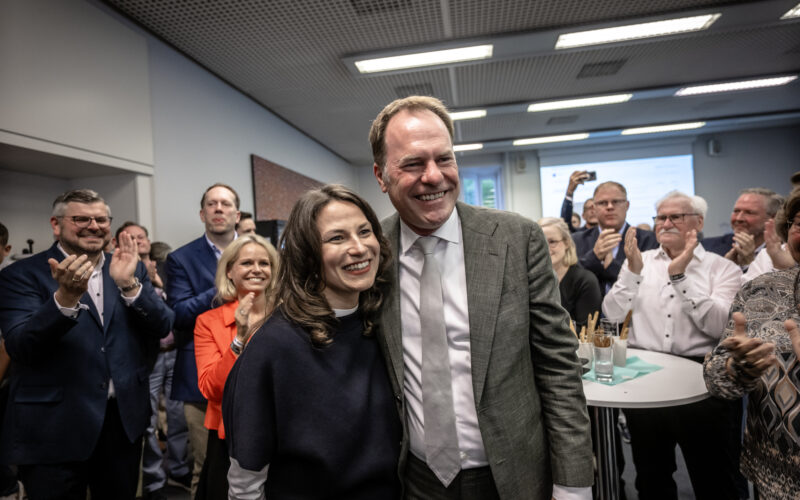 Düsseldorfs Oberbürgermeister Stephan Keller und seine Lebensgefährtin Meike Folkerts