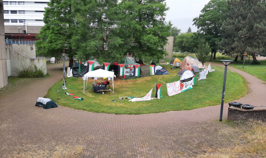 HHU Protestcamp, IsraelFoto: NRZ