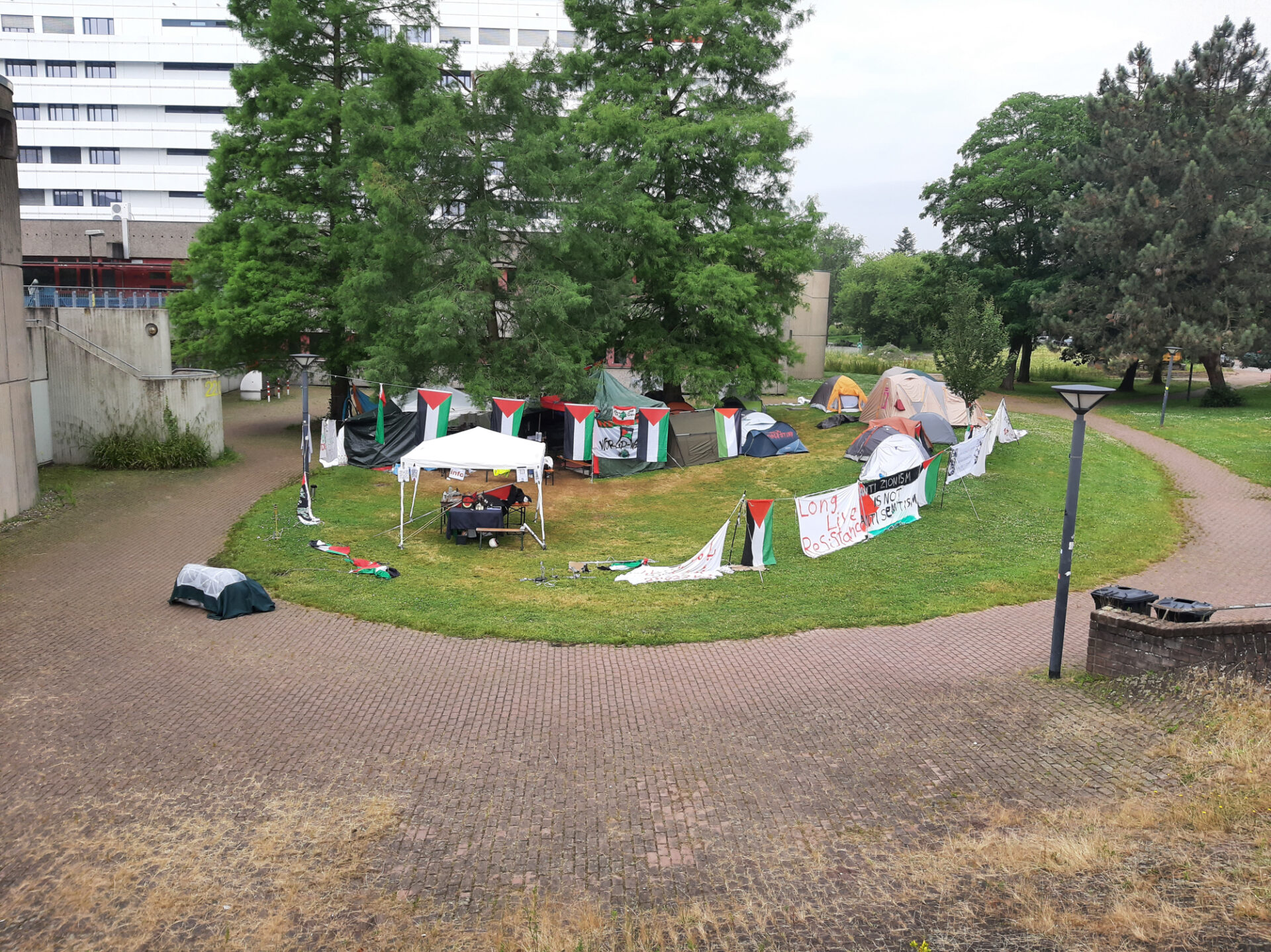 HHU Protestcamp, IsraelFoto: NRZ