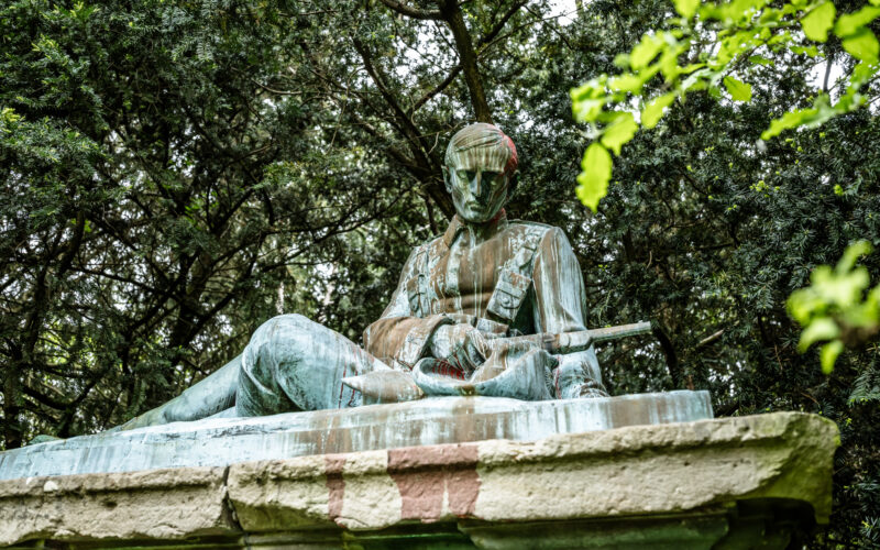 Kolonialkriegerdenkmal am Frankenplatz in Düsseldorf