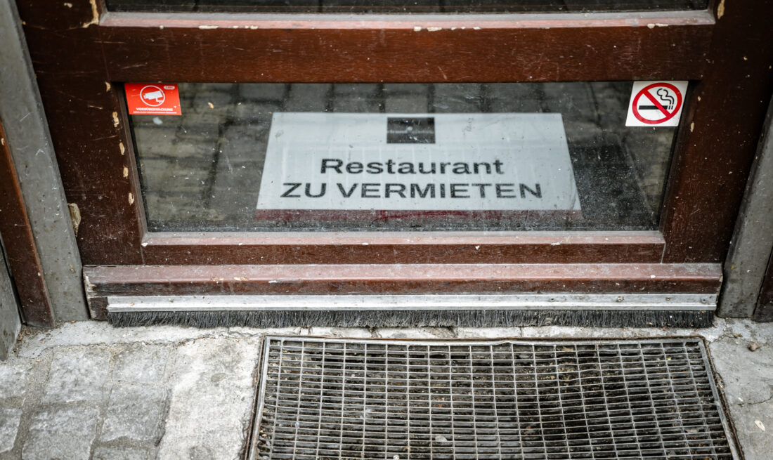 Altstadt, Gastronomie in der Krise, ehemals Sausalitos, Bolker StrasseFoto: Andreas Endermann