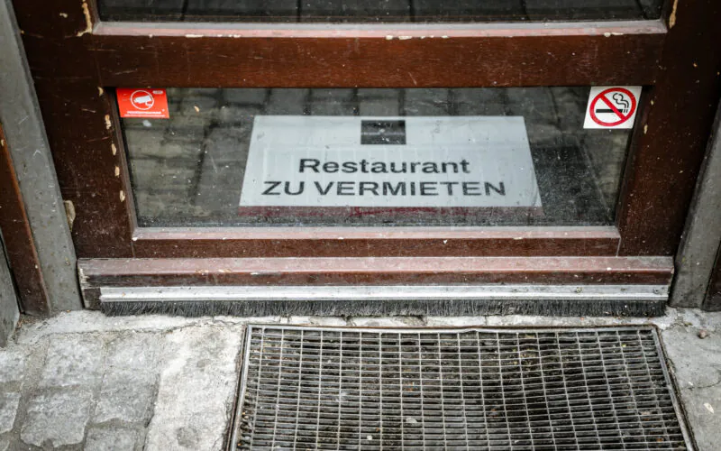 Altstadt, Gastronomie in der Krise, ehemals Sausalitos, Bolker StrasseFoto: Andreas Endermann