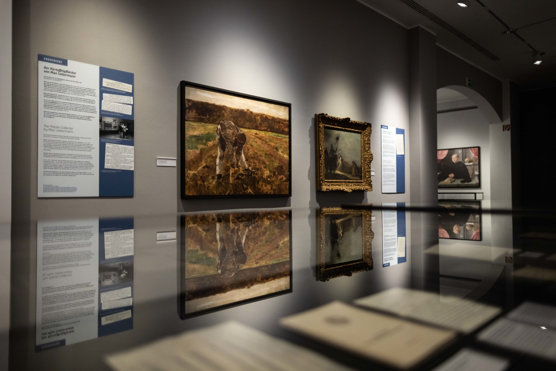 Blick in die Ausstellung über Max Stern. Foto: Landeshauptstadt Düsseldorf/Lars Heidrich