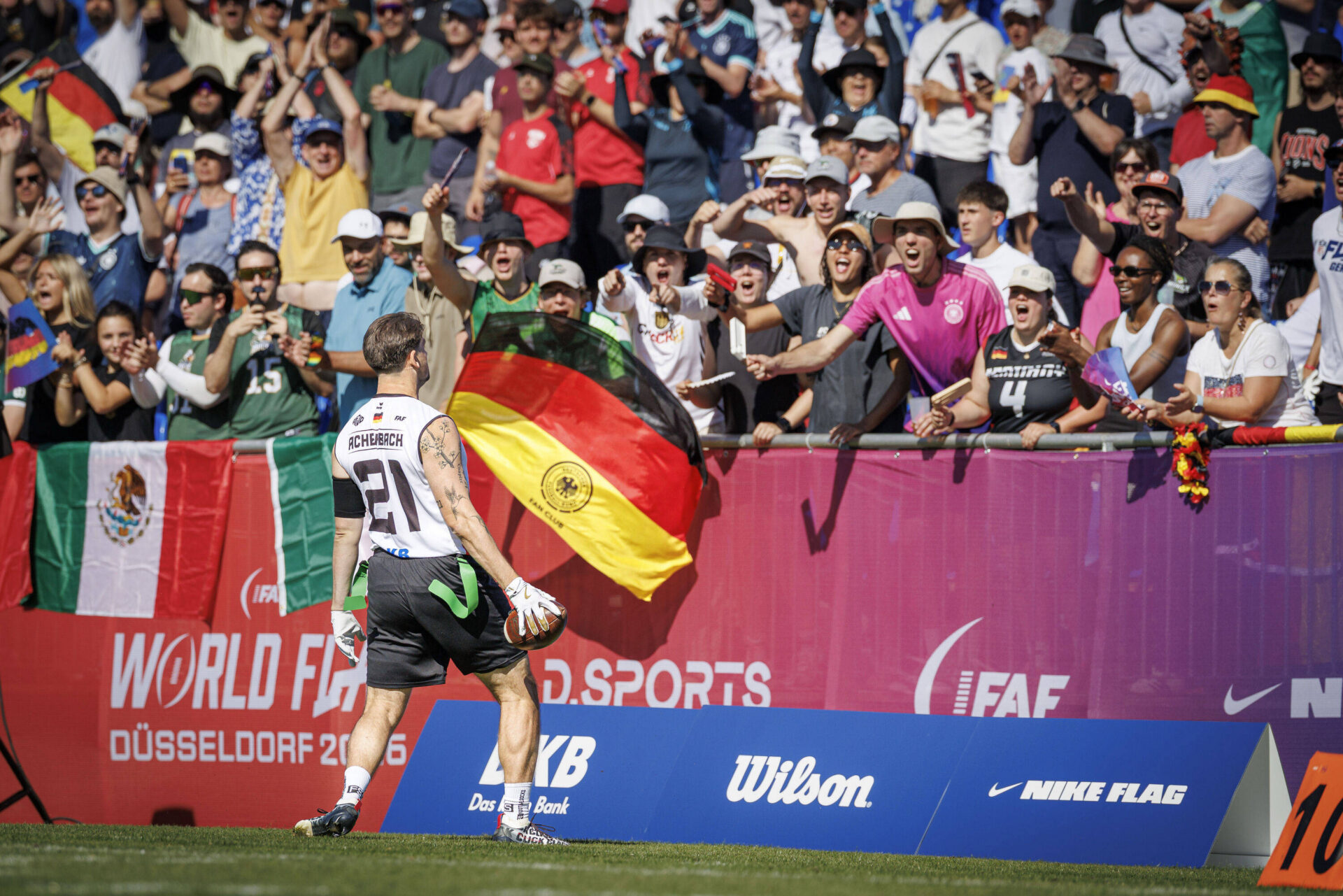 Flag-Football-WM im Düsseldorf Garath