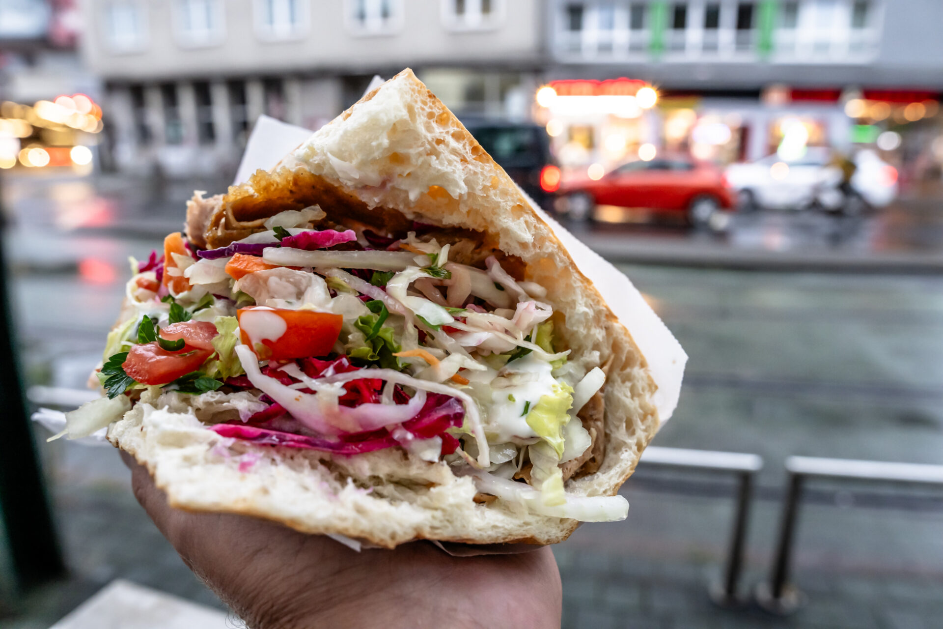 Döner bei Yede-Gör am Worringer Platz in Düsseldorf