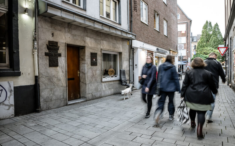 Geschäftsstelle Düsseldorfer Jonges, Mertensgasse Foto: Andreas Endermann