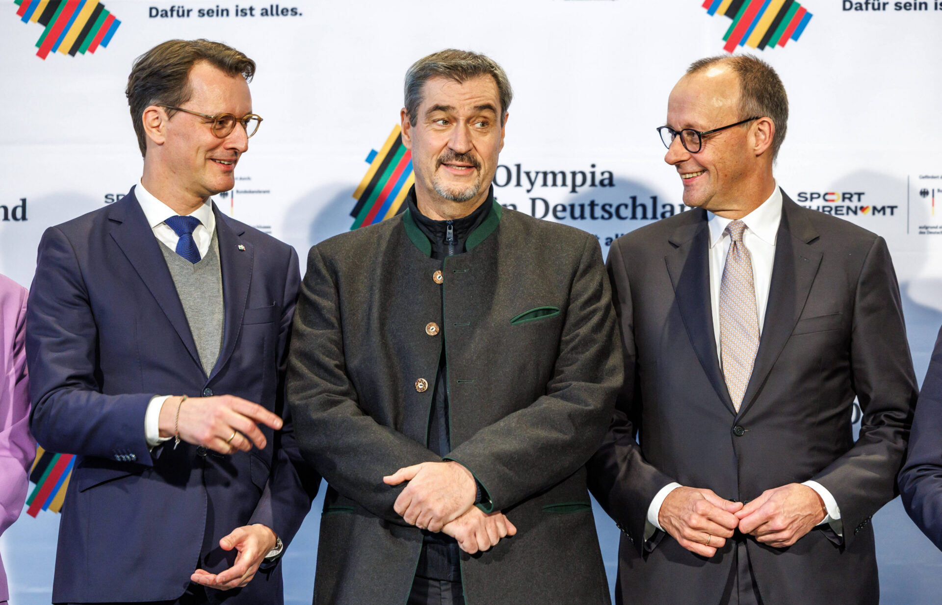 Unterzeichnung der Vereinbarung zur Olympiabewerbung