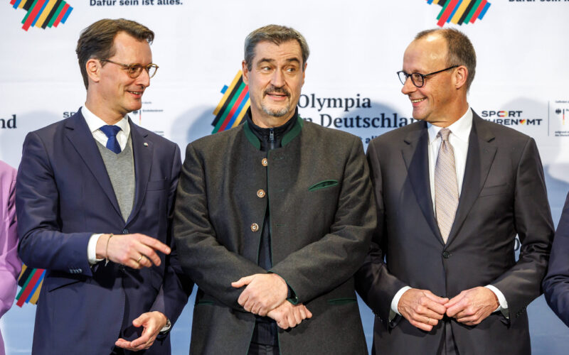 Unterzeichnung der Vereinbarung zur Olympiabewerbung