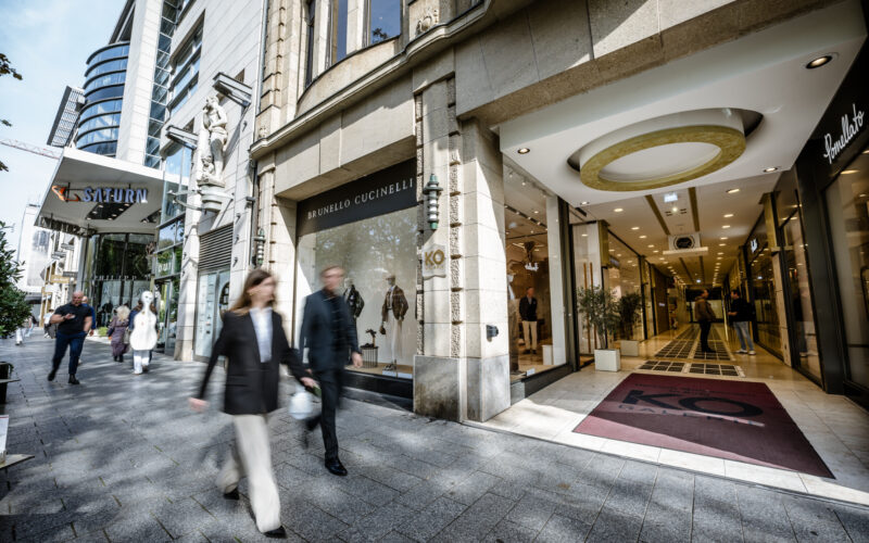 Königsallee mit KÖ-Galerie und Sevens Foto: Andreas Endermann