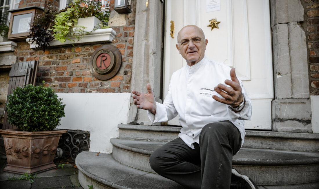 Jean-Claude Bourgueil im Schiffchen in Düsseldorf-Kaiserswerth