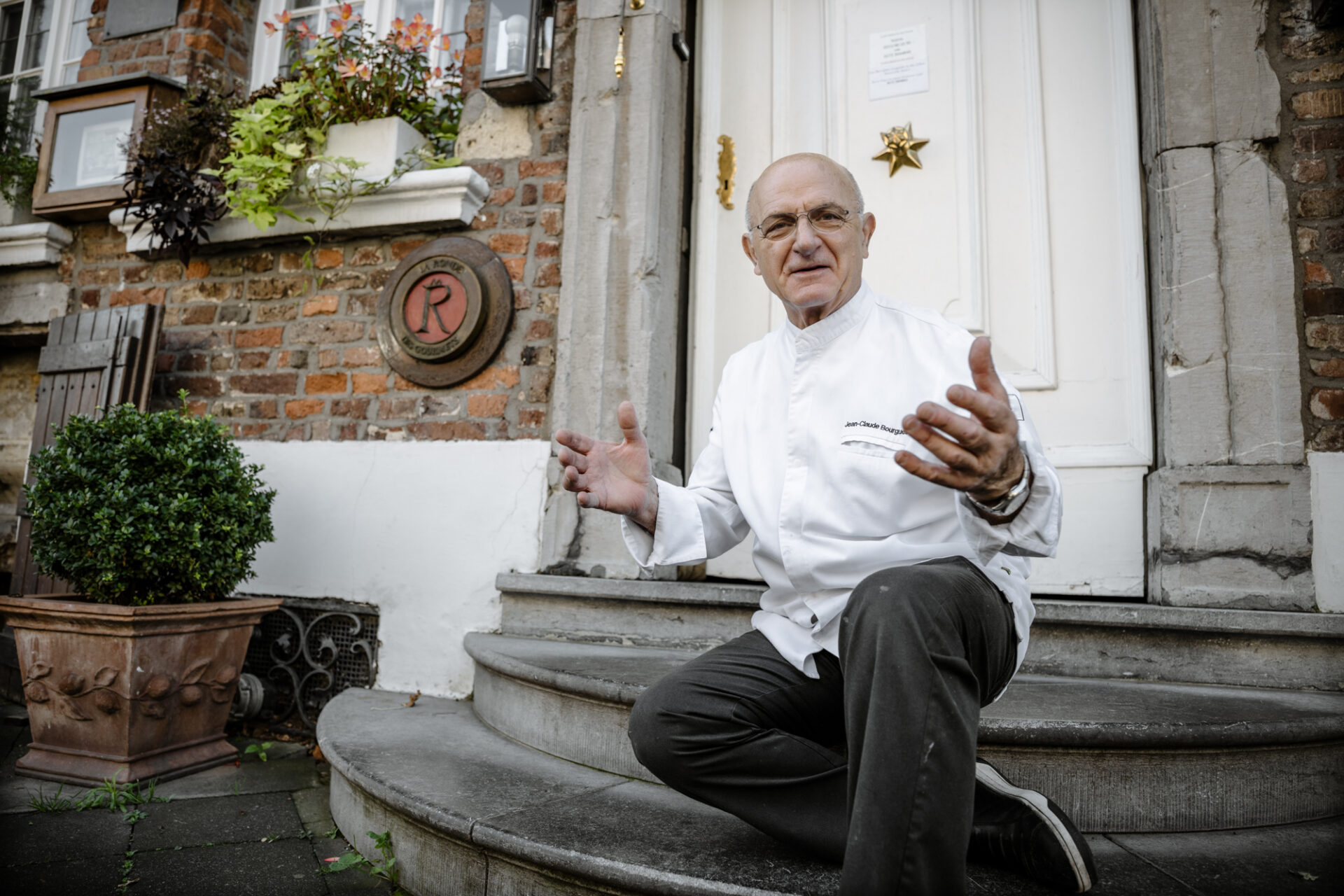 Jean-Claude Bourgueil im Schiffchen in Düsseldorf-Kaiserswerth