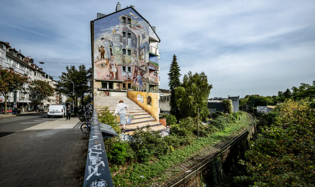 Wandbild Tor zu Flingern, Ackerstrasse Foto: Andreas Endermann