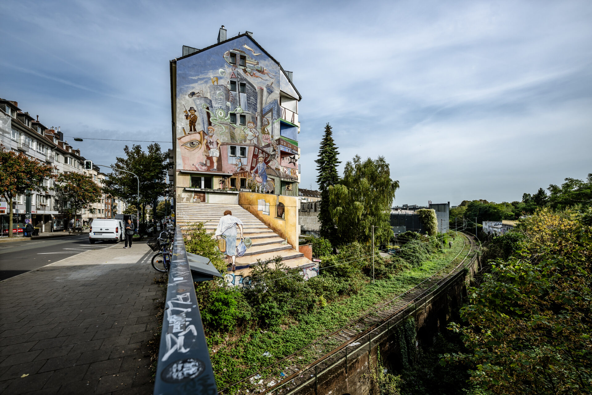 Wandbild Tor zu Flingern, Ackerstrasse Foto: Andreas Endermann