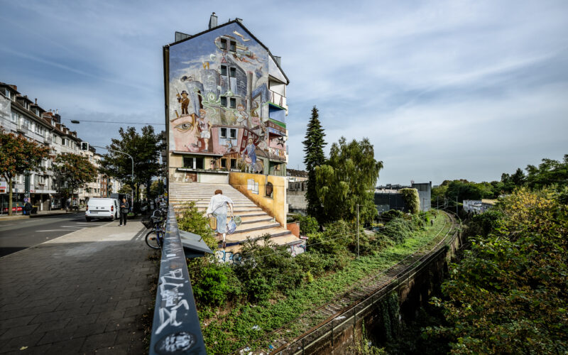 Wandbild Tor zu Flingern, Ackerstrasse Foto: Andreas Endermann
