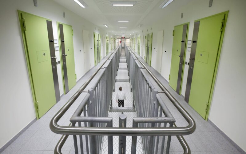 19 01 2012 Ratingen Nordrhein Westfalen Deutschland Justizvollzugsanstalt Duesseldorf Ein Just