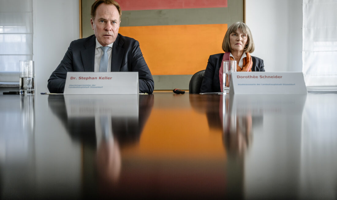 Düsseldorfs Kämmerin Dorothée Schneider und Oberbürgermeister Stephan Keller