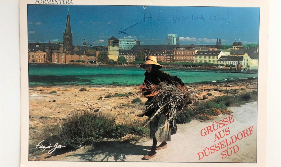 Postkarte Grüße aus Düsseldorf-Süd