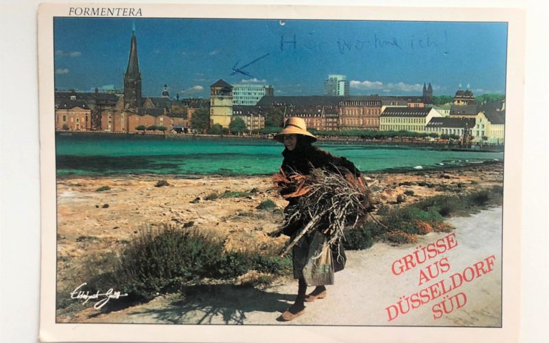 Postkarte Grüße aus Düsseldorf-Süd