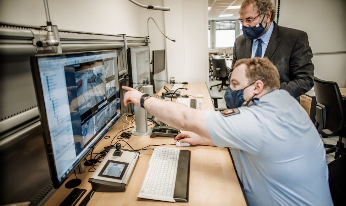 Videoberwachung in der Altstadt Duesseldorf