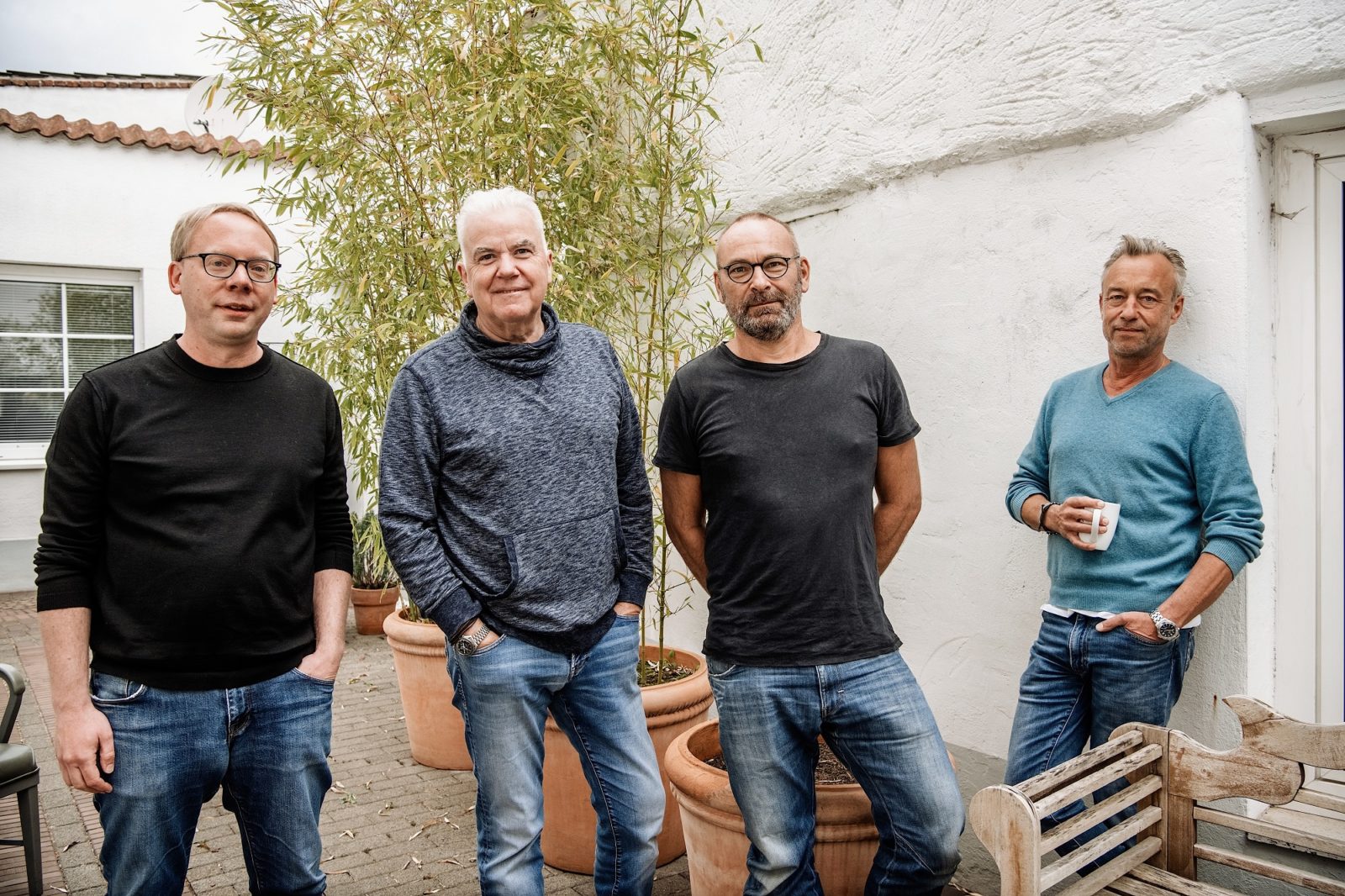 Die Gründer von VierNull (von links): Christian Herrendorf, Hans Onkelbach, Andreas Endermann und Boris Bartels. Foto: Andreas Endermann