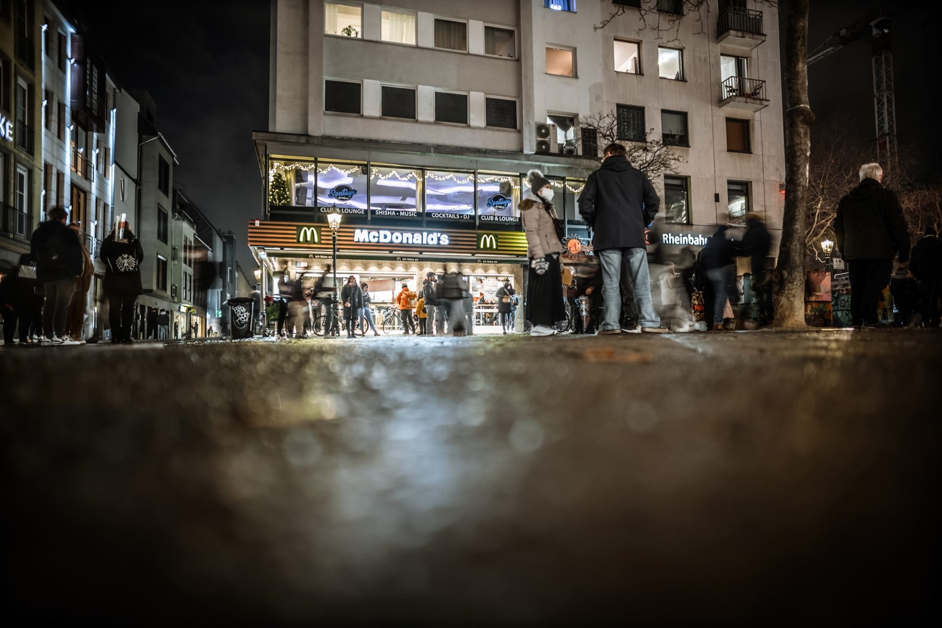 Treffpunkt Platz vor McDonaldÕs in der Altstadt