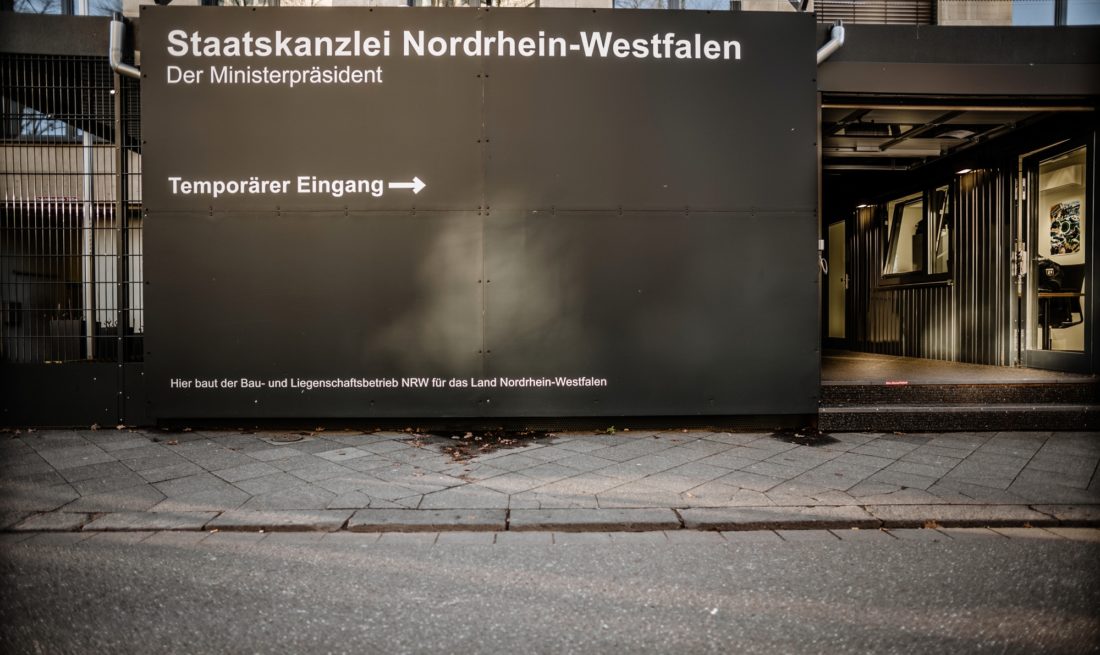 Umbau Haupteingang Staatskanzlei