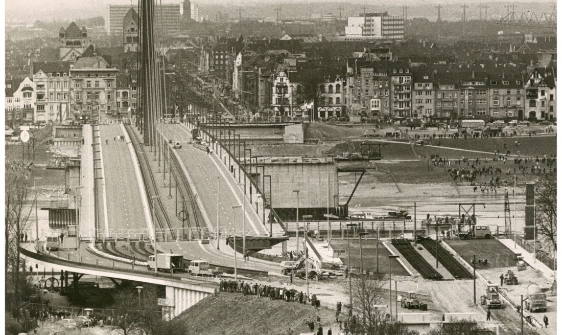 Brückenverschiebung Oberkassel