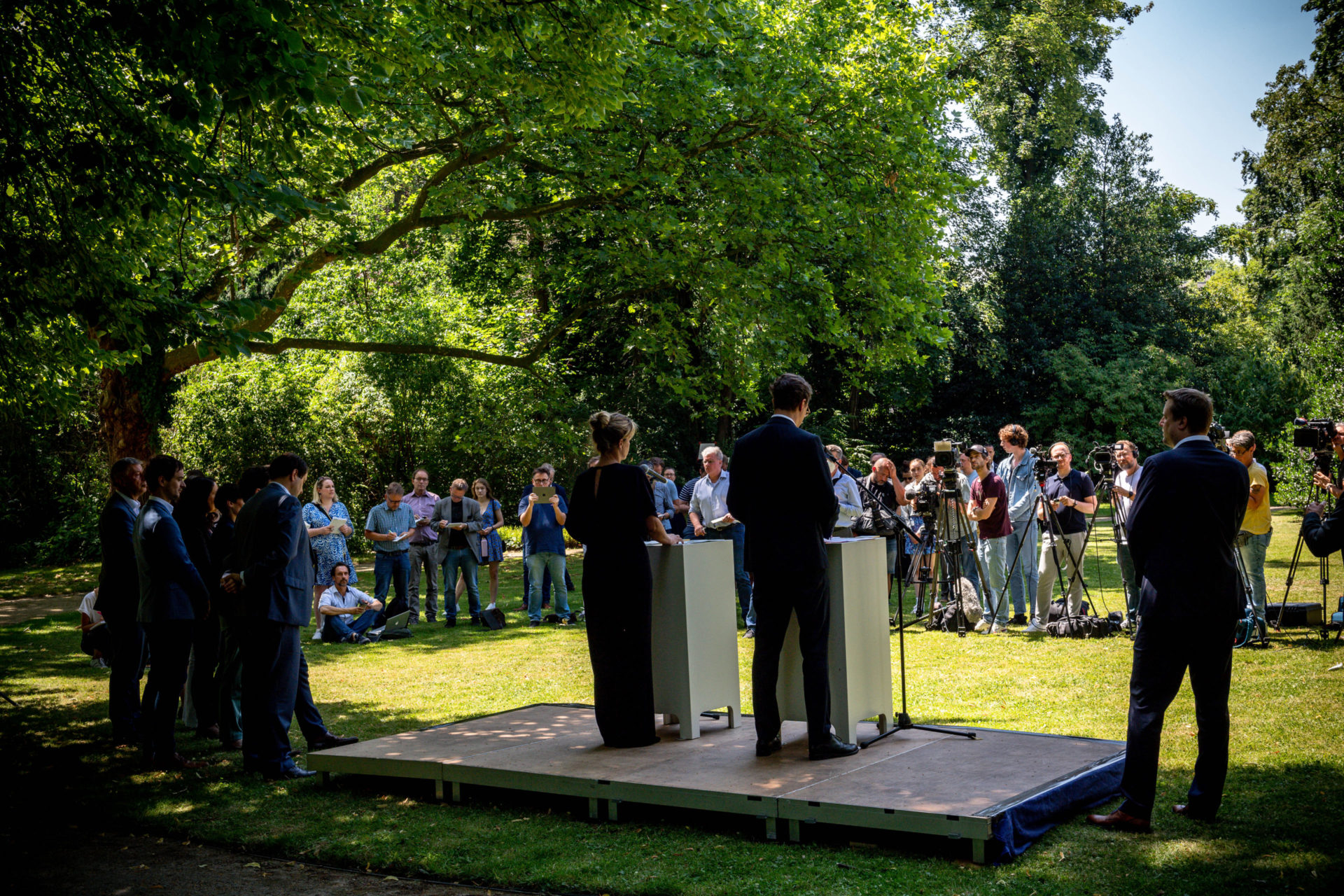 Präsentation des NRW-Koalitionsvertrags