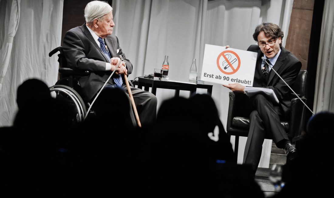 Helmut Schmidt beim 50. Stndehaustreff am 19/03/2012