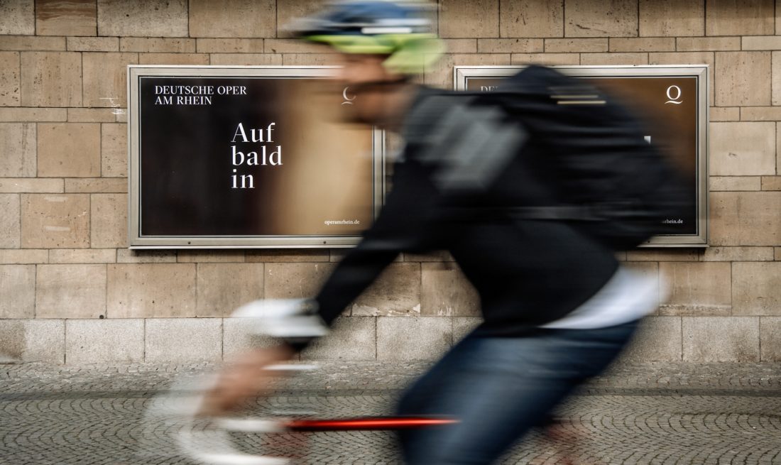 Die Deutsche Oper am Rhein in Düsseldorf am Rand der Altstadt. Foto: Andreas Endermann